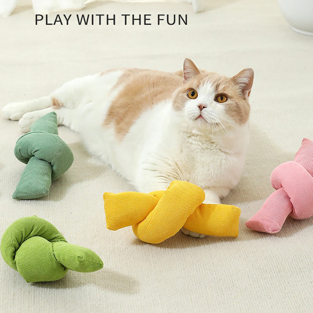 Knotted Cotton Rope Tug Interactive Chew Pet Toy