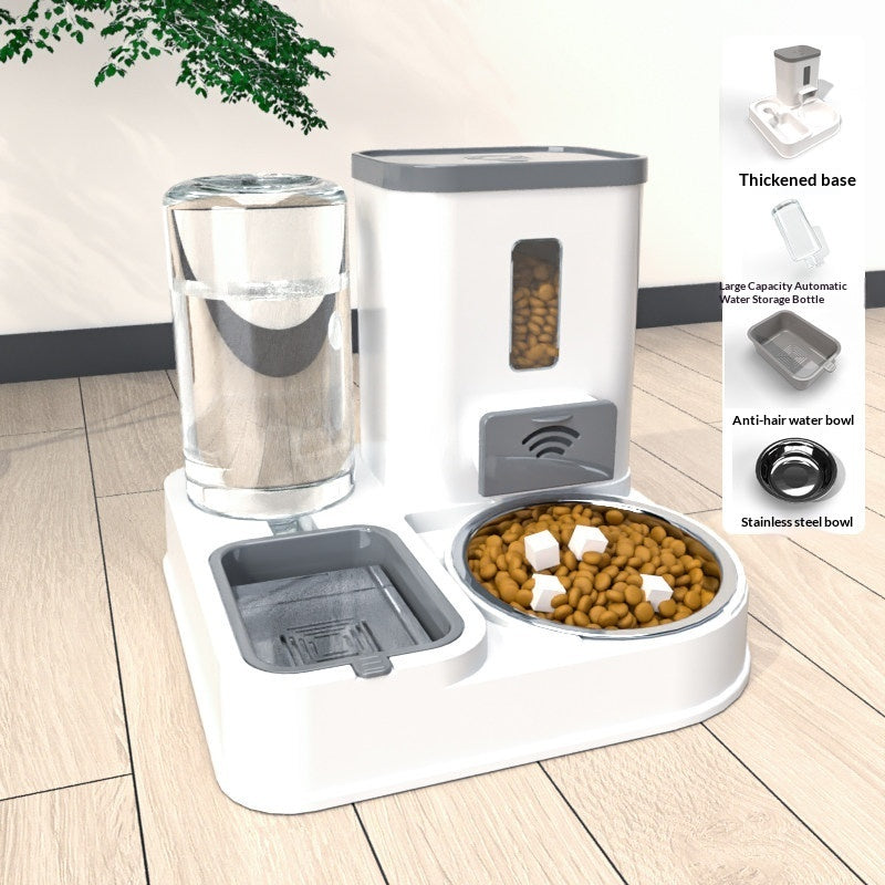 Pet Feeding And Drinking Station Bowl Set