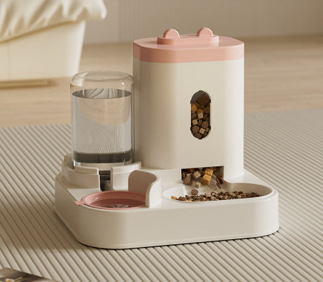 Automatic Pet Feeder Water Bowl Food And Drink Station