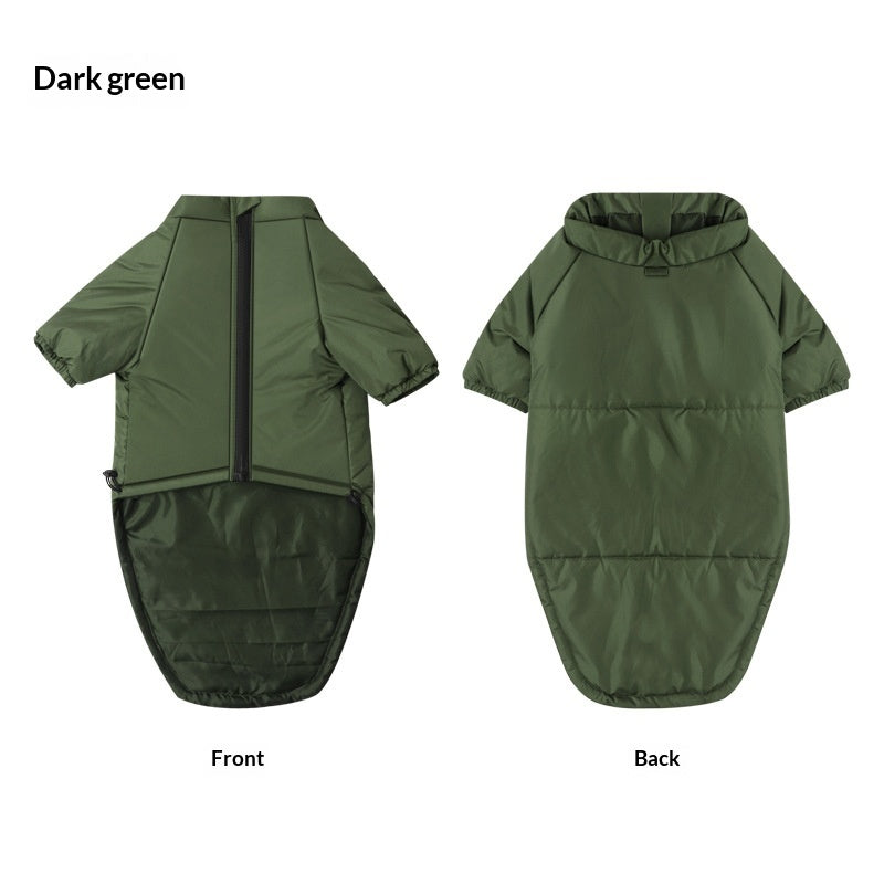 Cotton Pet Jacket Two-Leg Design Comfortable Wear