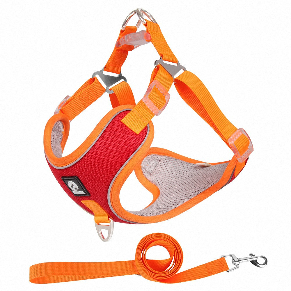 Adjustable Breathable Pet Harness Leash