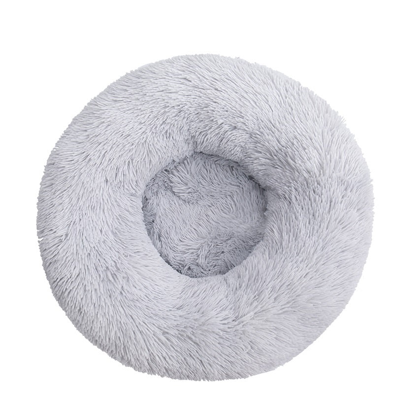 Round Cotton Pet Winter Warm Sleeping Bed Cozy Kennel Nest