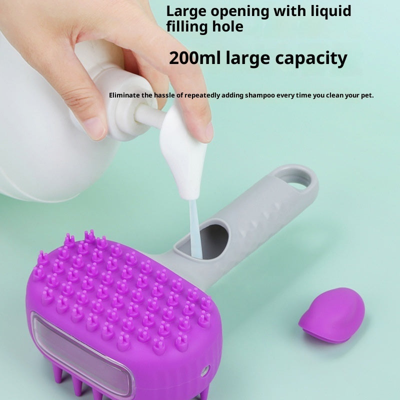 Bath Shower Hair Cleaning Grooming Pet Brush