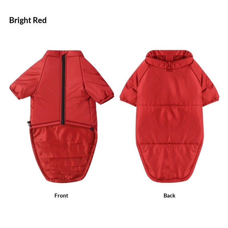 Cotton Pet Jacket Two-Leg Design Comfortable Wear