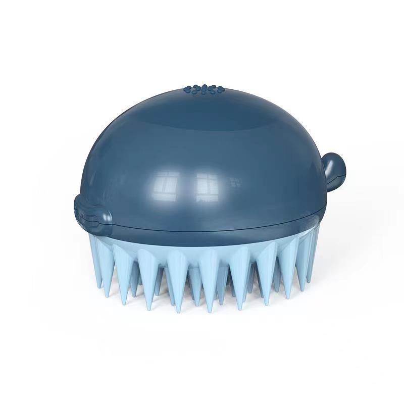 Refillable Gel Bath Massage Grooming Pet Brush