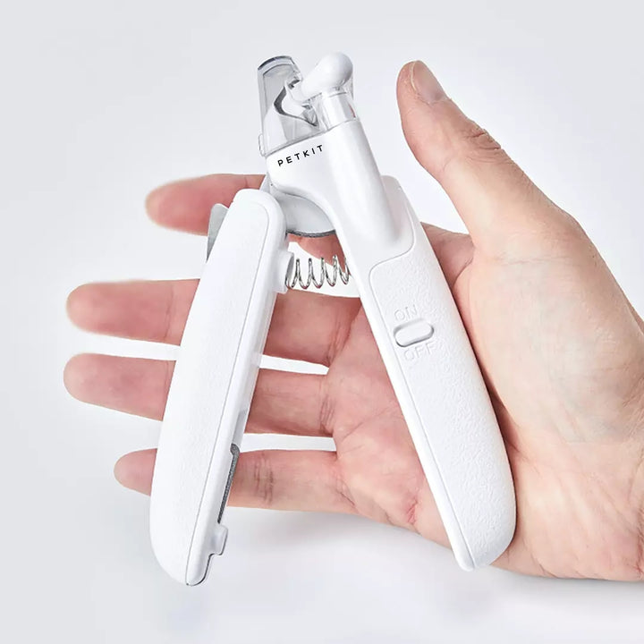 LED Light Pet Nail Clipper Scissors Safe Claw Trimmer