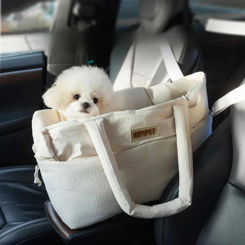 Pet Car Seat Carrier Adjustable Safety Travel Bag