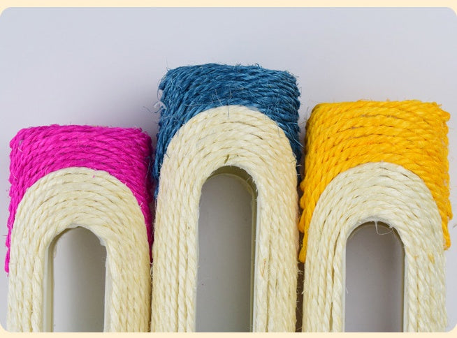 Long Sisal Drum Three Piece Scratch Pet Toy