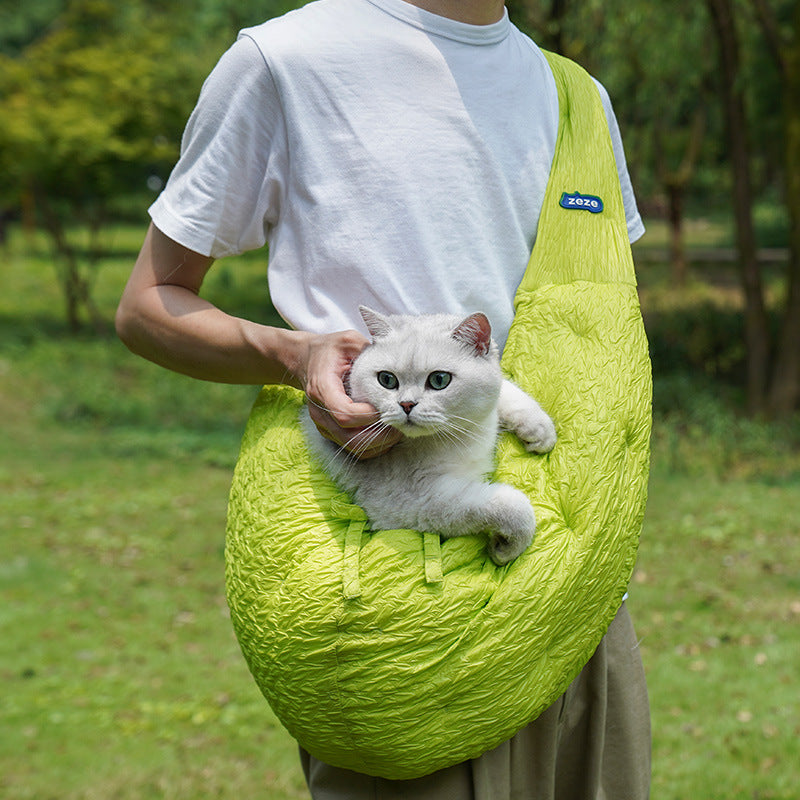 Pet Carrier Shoulder Diagonal Travel Warm Bag