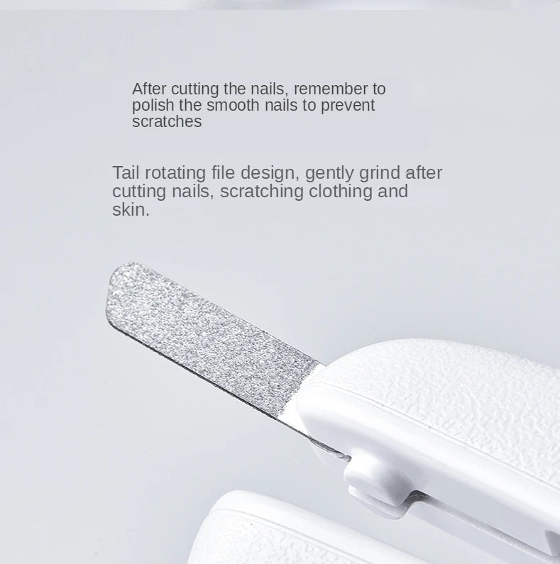 LED Light Pet Nail Clipper Scissors Safe Claw Trimmer