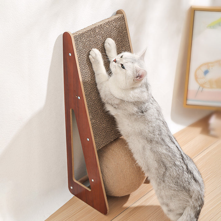 Corrugated Paper Scratch Board Interactive Pet Toy