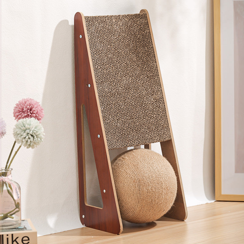 Corrugated Paper Scratch Board Interactive Pet Toy