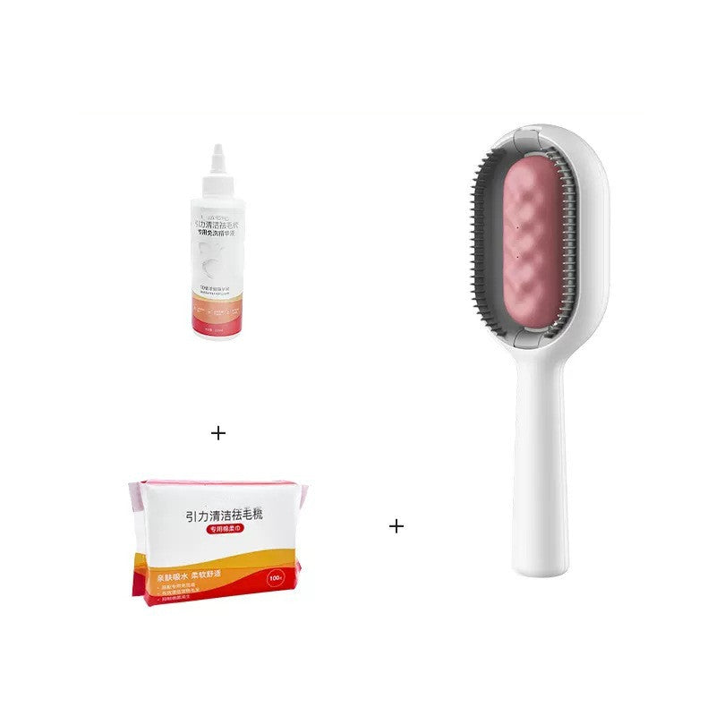 Pet Grooming Dematting Brush Hair Removal Comb With Cleaning Tank