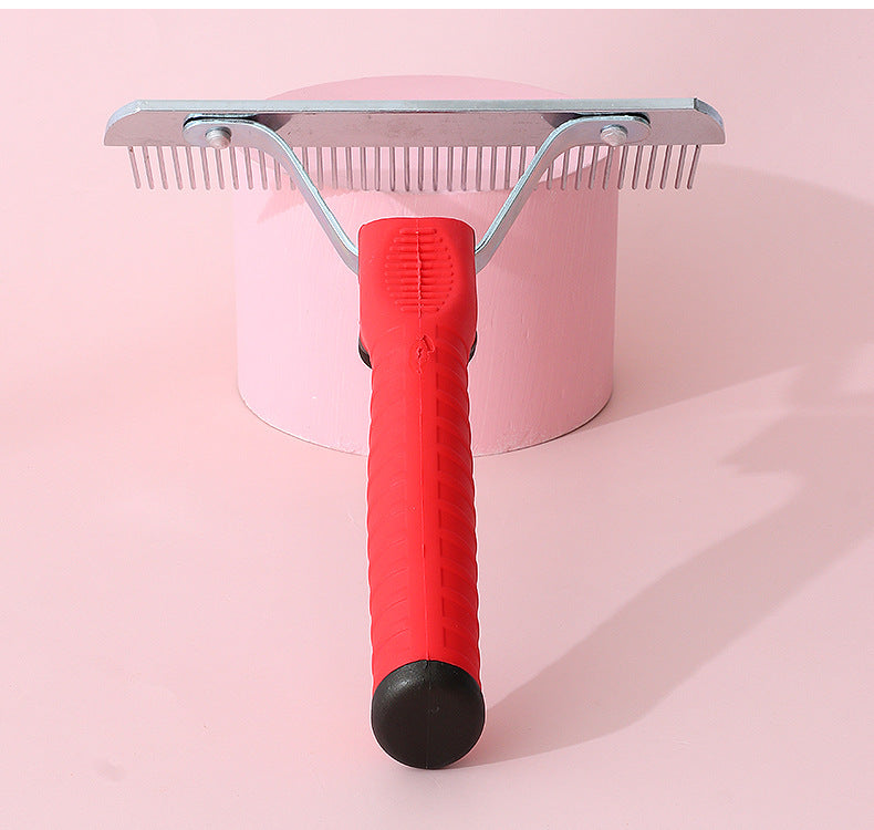 Extra Large Pet Rake Comb Deshedding Grooming Tool