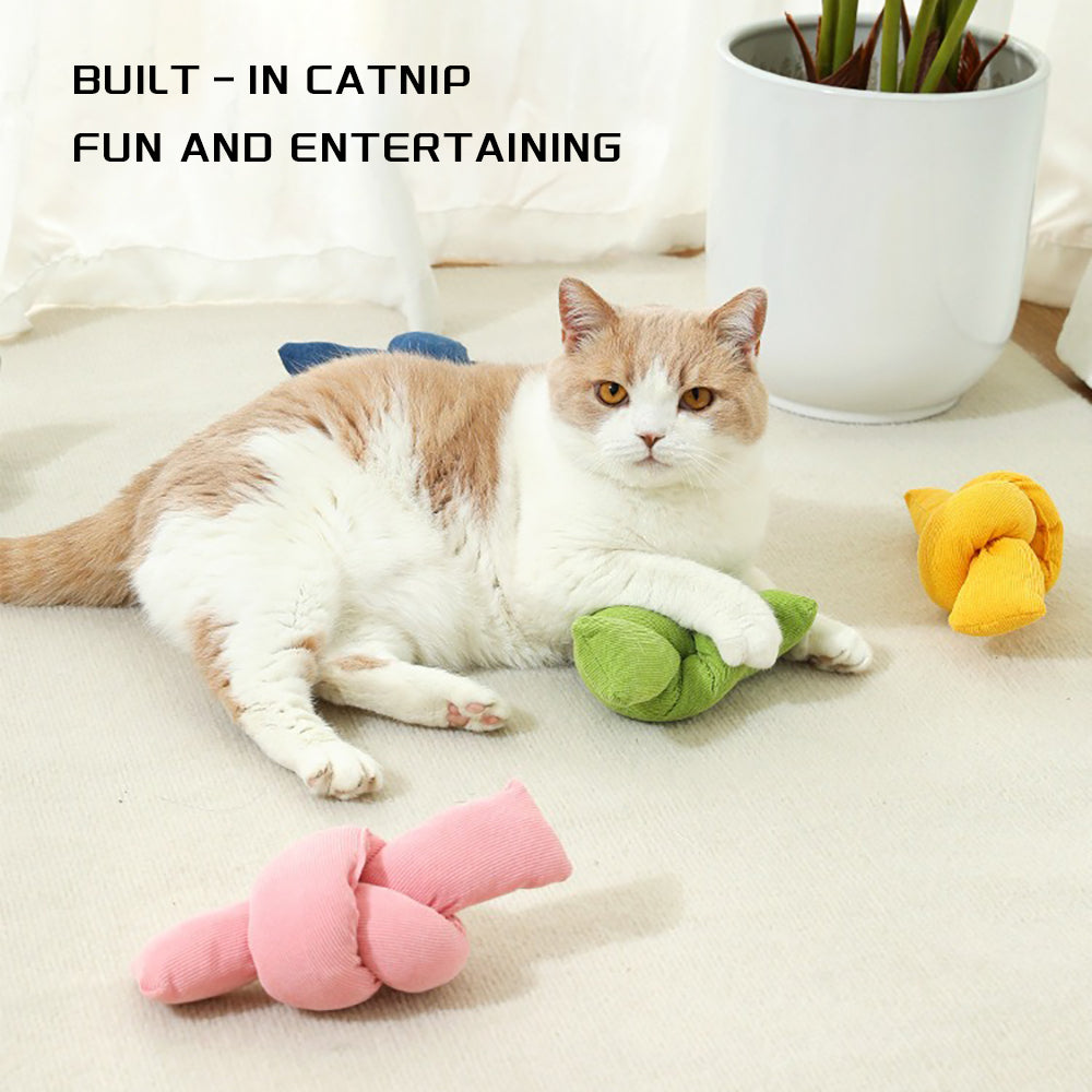 Knotted Cotton Rope Tug Interactive Chew Pet Toy