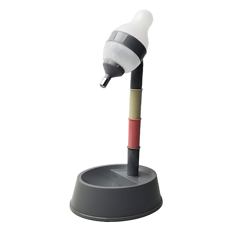 Adjustable Height Pet Water Dispenser Fountain Stand Bowl
