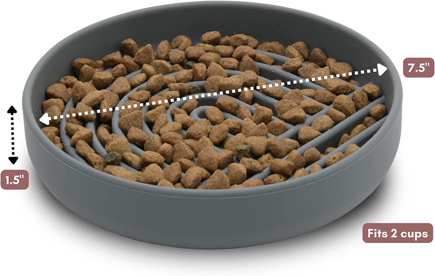 Simple Fashion Pet Slow Feeding Bowl Anti Gulp Design