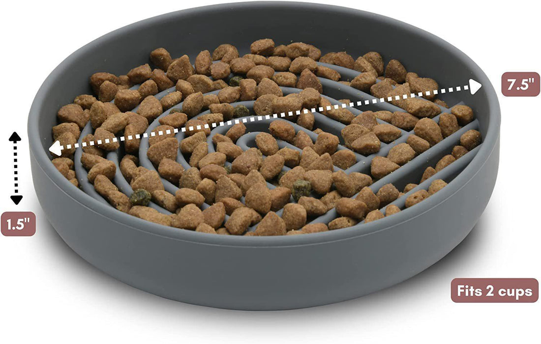Simple Fashion Pet Slow Feeding Bowl Anti Gulp Design