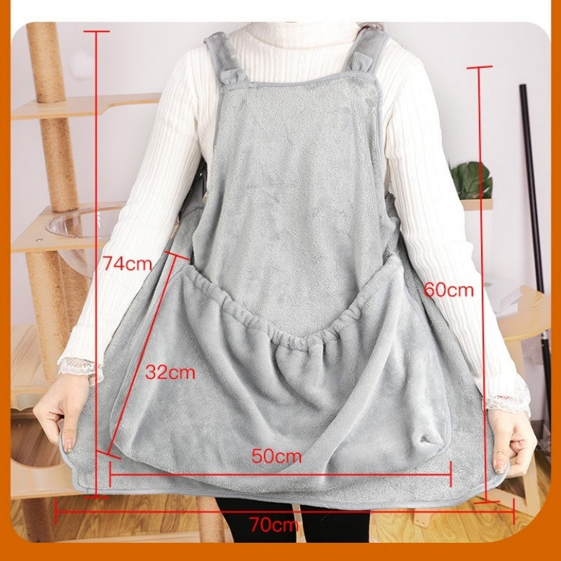 Pet Carrier Chest Hanging Travel Plush Sleeping Pouch